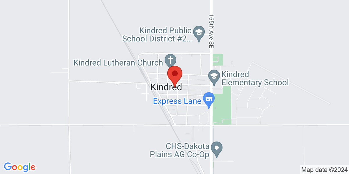 Map of Kindred Public Library
